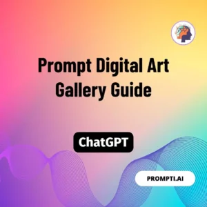 Chat GPT Prompt Prompt Digital Art Gallery Guide