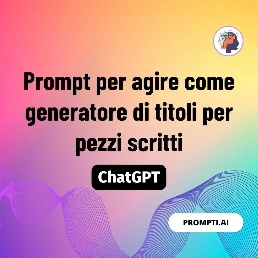 Prompt per agire come product manager
