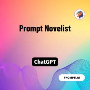 Chat GPT Prompt Prompt Novelist