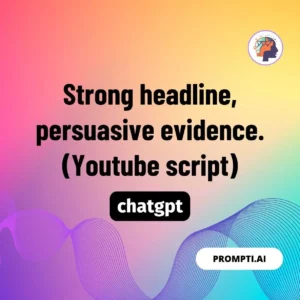 Chat GPT Prompt Strong headline