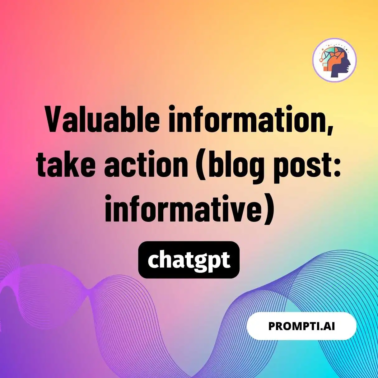 Valuable information, take action (blog post: informative)