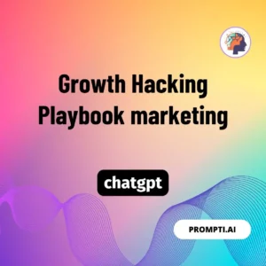 Chat GPT Prompt Growth Hacking Playbook marketing