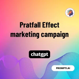 Chat GPT Prompt Pratfall Effect marketing campaign