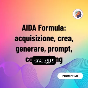 Chat GPT Prompt AIDA Formula: acquisizione