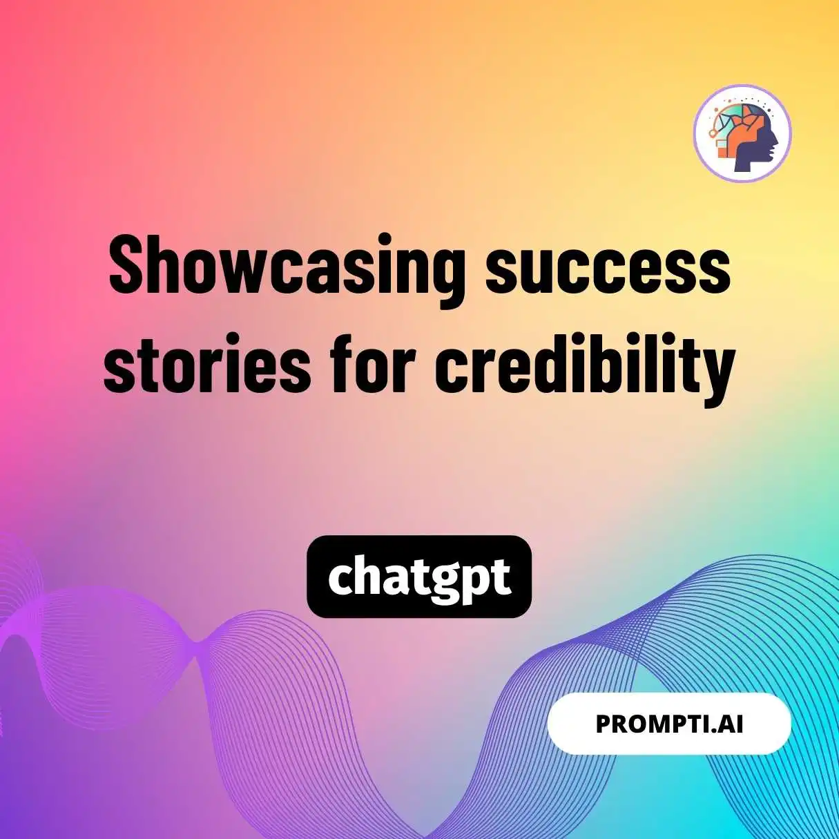 Showcasing success stories for credibility
