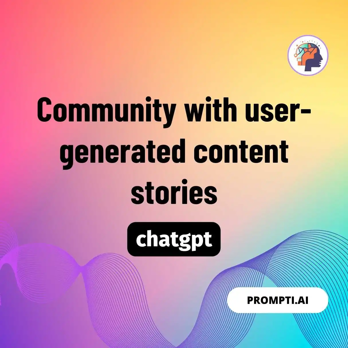 Community with user-generated content stories