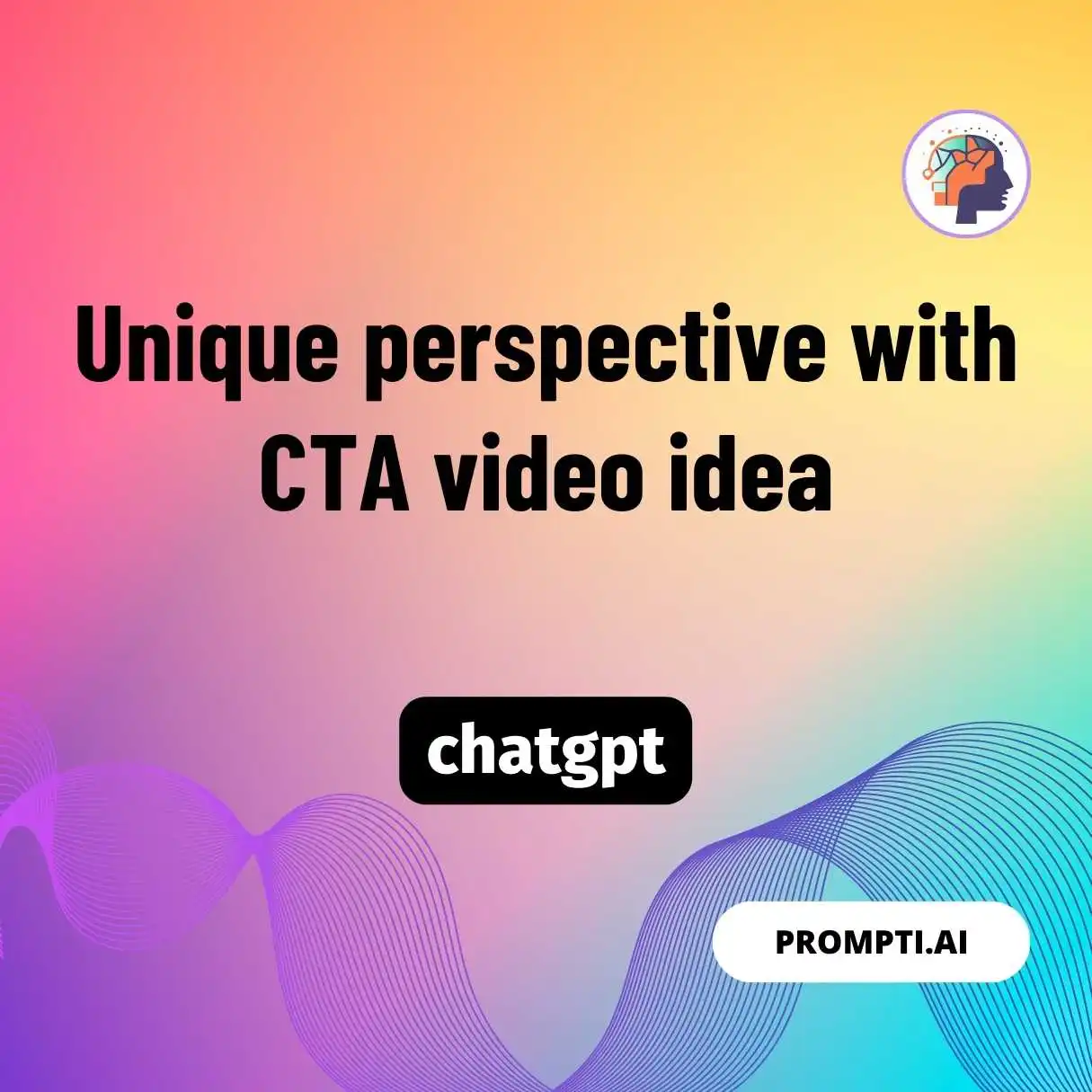 Unique perspective with CTA video idea