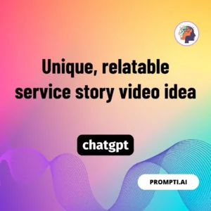 Chat GPT Prompt Unique