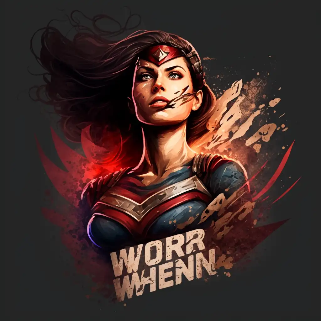Heroine like Wonderwoman logo style
