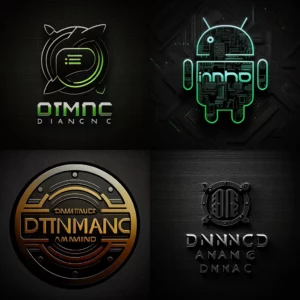 Prompt Android dynamic logo black background