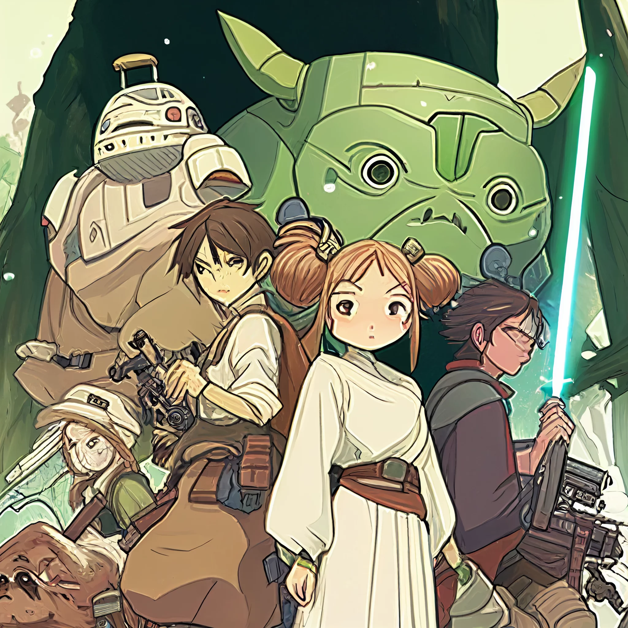 Anime Star Wars by Studio Ghibli