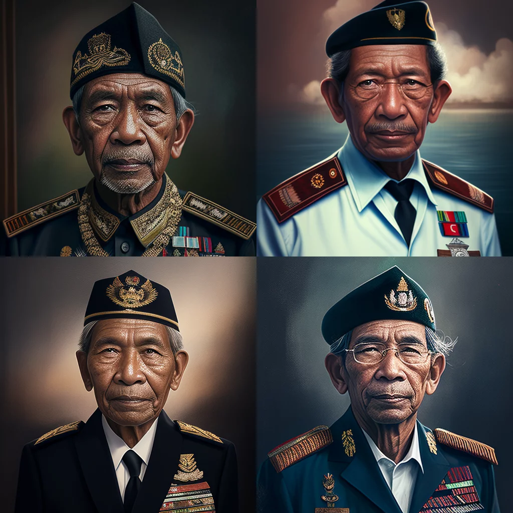 Bajau Seafarer President of Indonesia Portrait