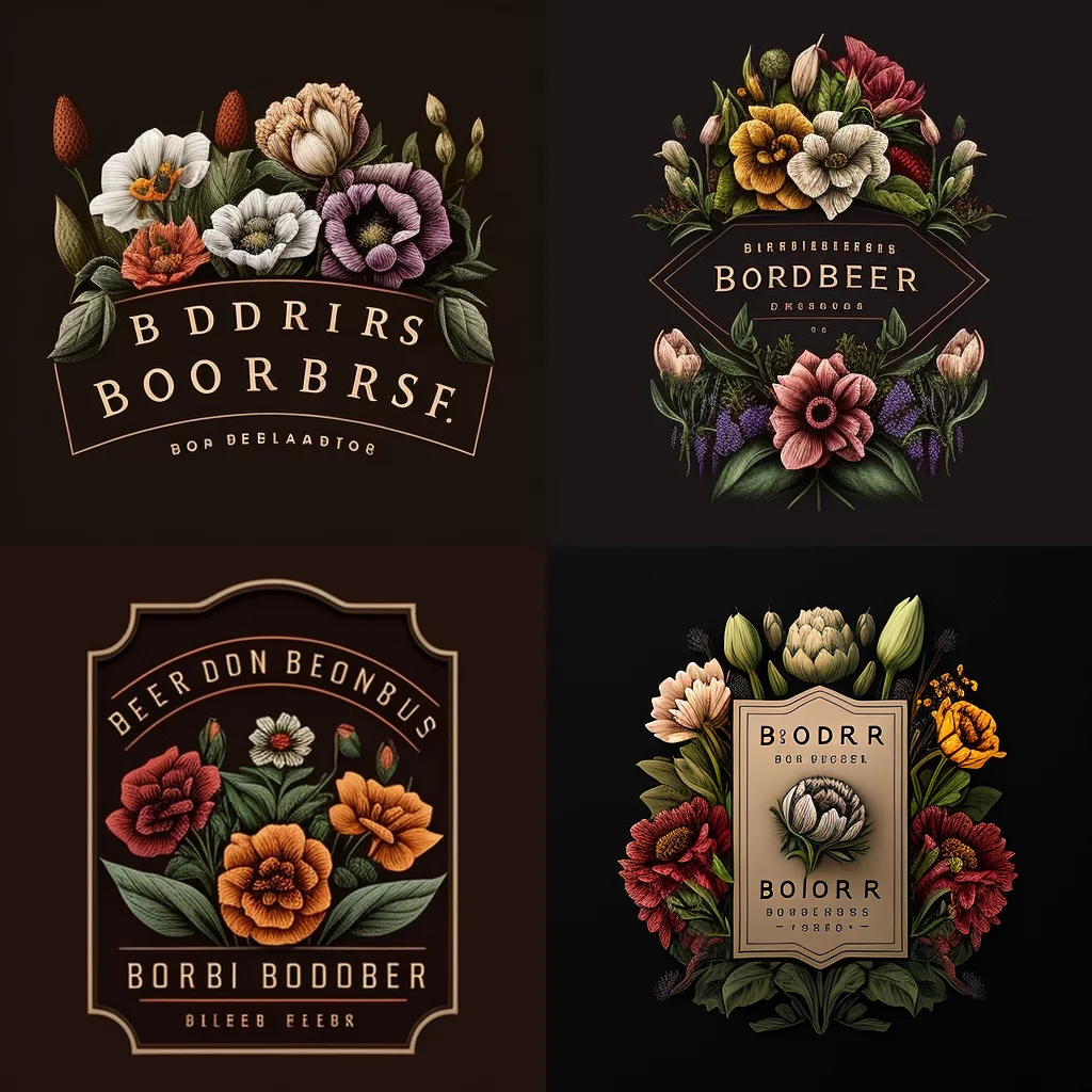 Border Flowers company logo for flower and seed sales