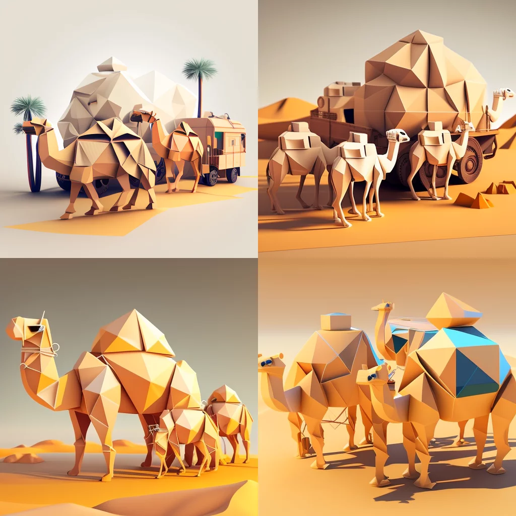 Camel caravan fuel delivery