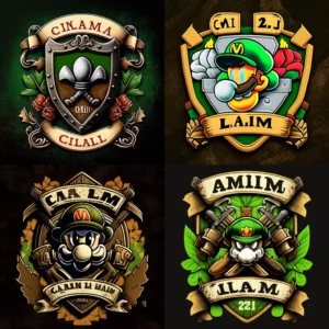 Prompt Clan logo for Call of Duty 2 LNKM cartoonish