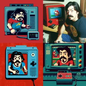 Prompt Dave Grohl Super Mario Bros