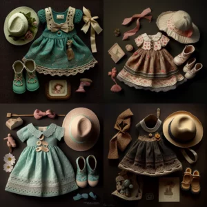 Prompt Doll dress and accessories