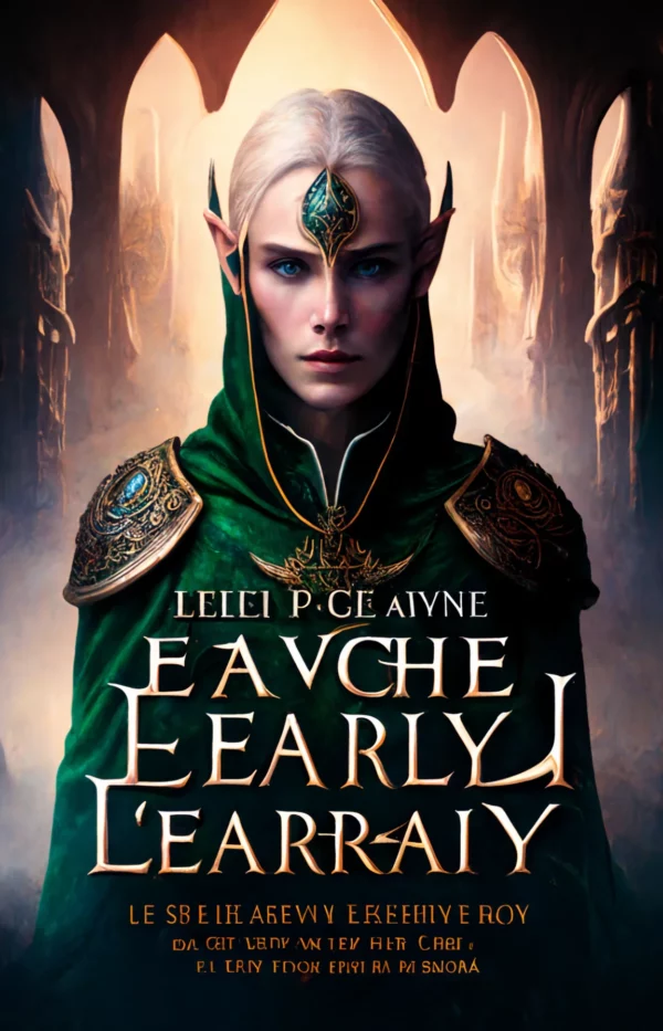 Prompt Fantasy novel cover image