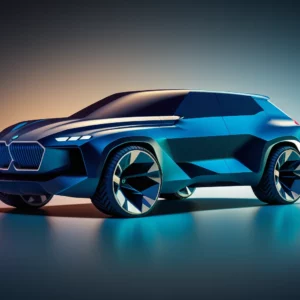 Prompt Futuristic BMW car design inspired by Miyake