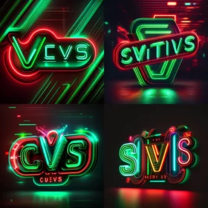 Prompt Futuristic CVS logo