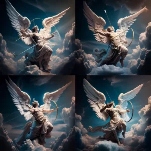 Prompt Guardian angel 3D art