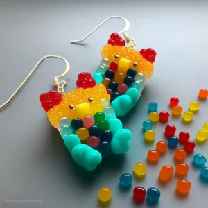 Prompt Jelly bean earrings