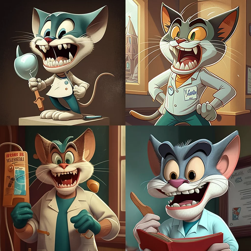 Jerry as dentist
