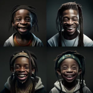 Prompt Lil Wayne rapper joint 32K insane details photo shoot