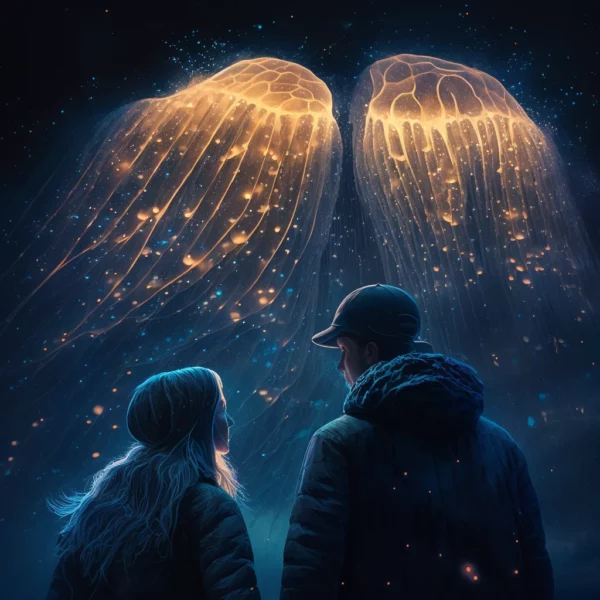 Prompt Man & Woman & Jellyfish