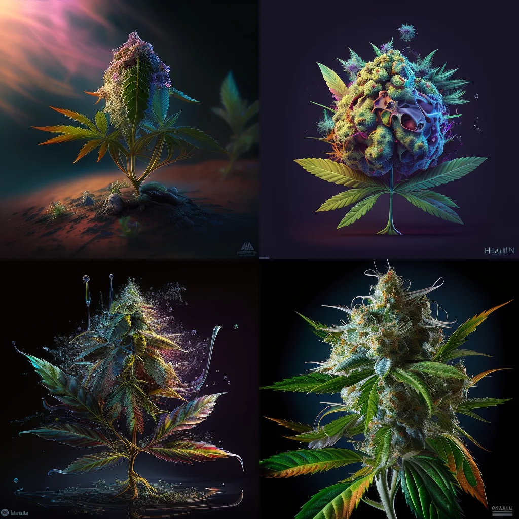 Marijuana seed growth image