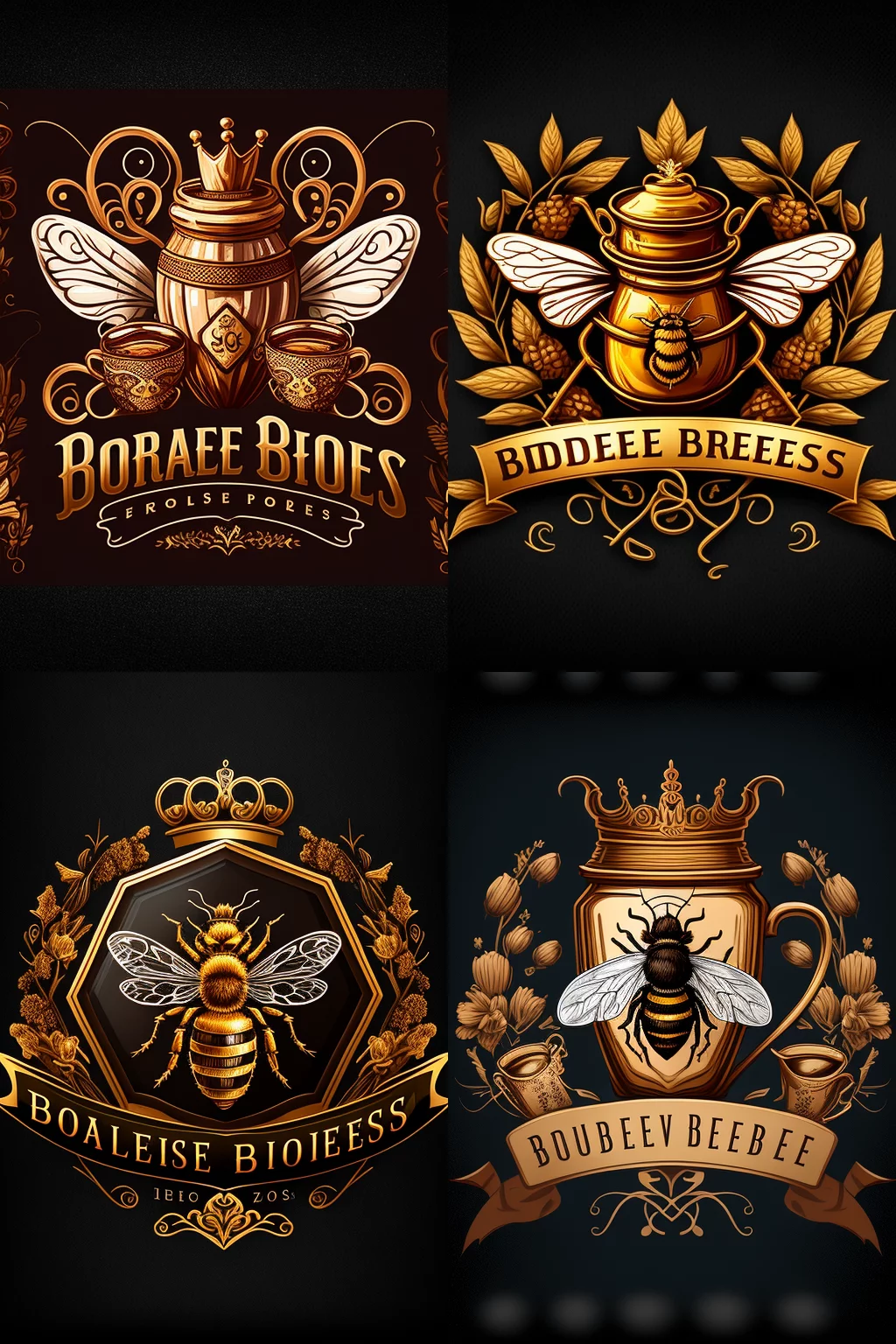 Royal bee logo