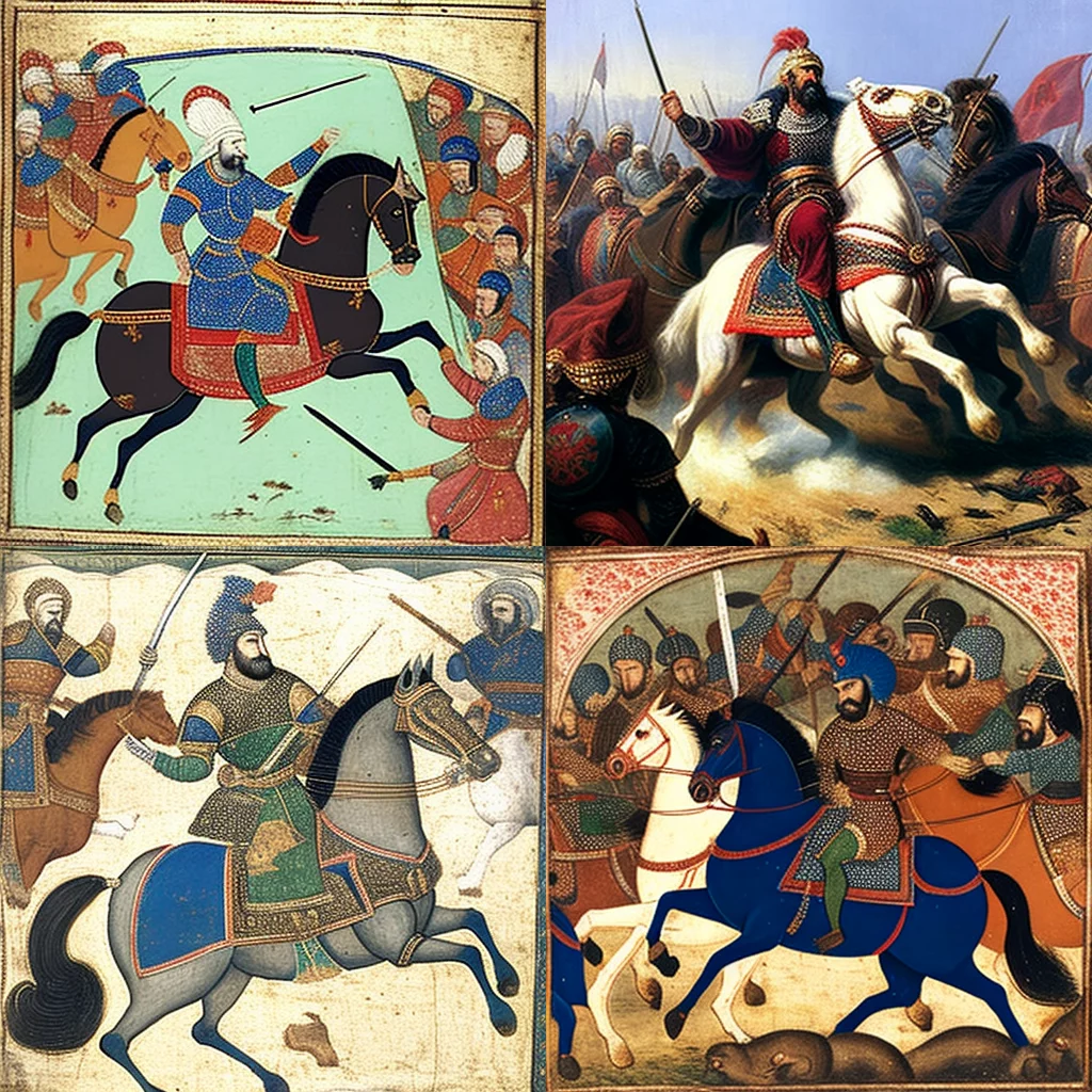 Sultan Selim I smashes idols with sword