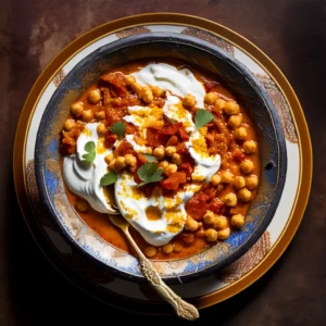 Prompt Tunisian chickpea stew