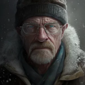 Prompt Walter White in Russia from "Breaking Bad"