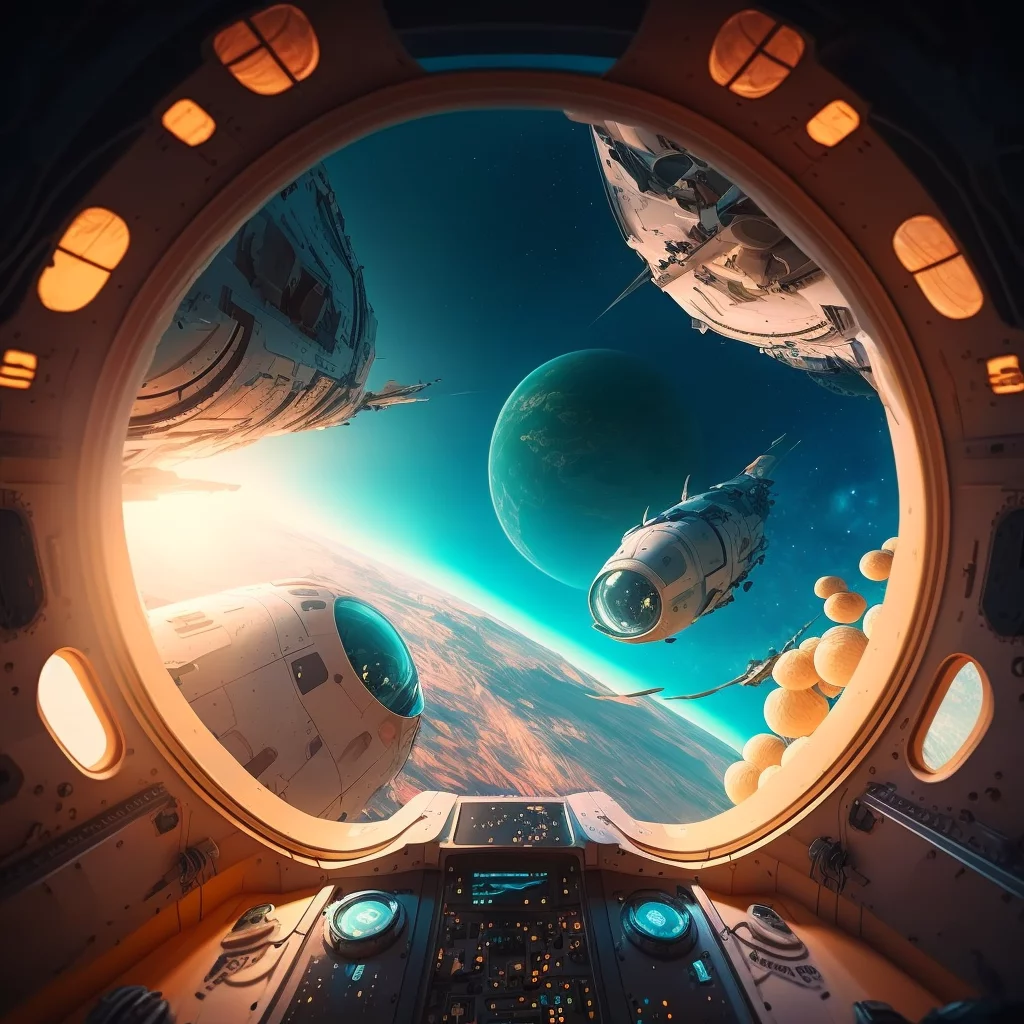 dynamic spaceship view