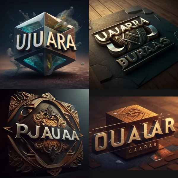 Prompt hyperrealistic logo "Quadras"