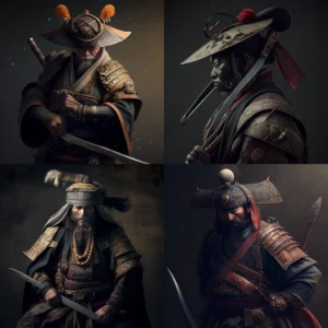 Prompt pathos masonry samurai