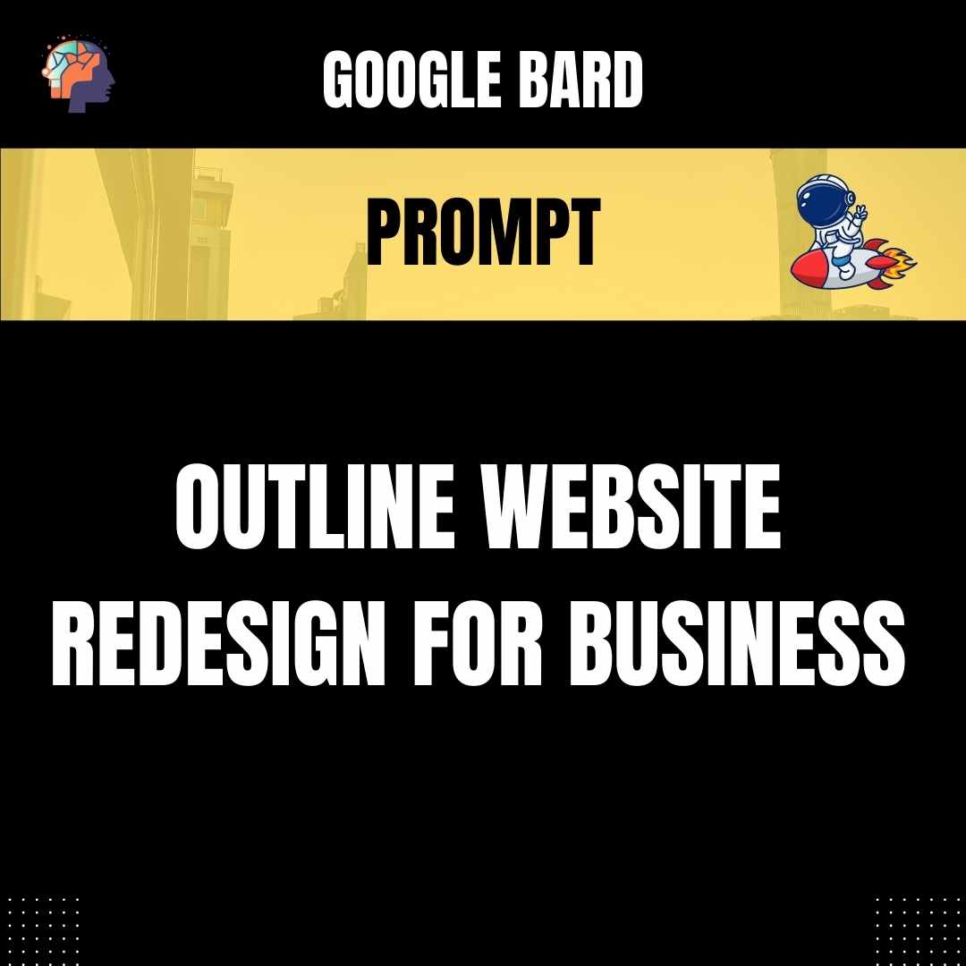 Prompt Outline Website Redesign for Business