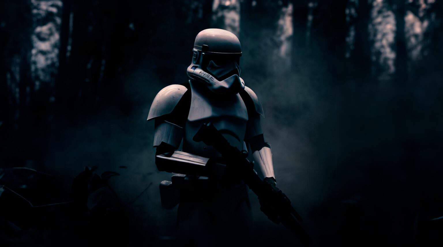 Prompt Stormtrooper in the dark forest | Download Script for AI ...
