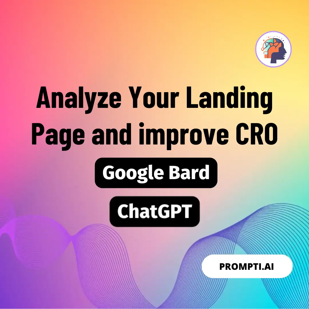 Analyze landing page and improve the CRO