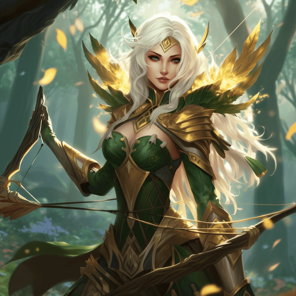 The Elven Archer of the Enchanted Forest