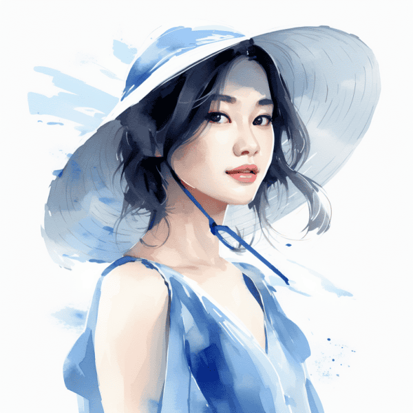 BLUE WATERCOLOR - Image 5