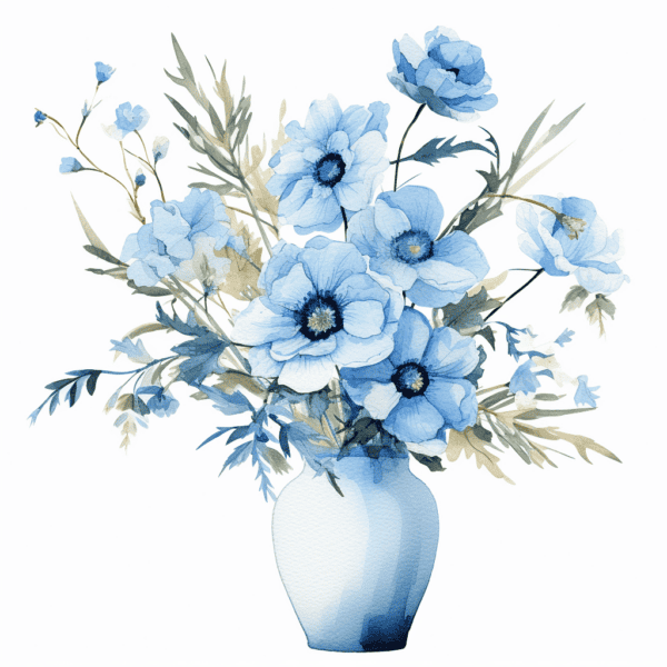 BLUE WATERCOLOR - Image 7