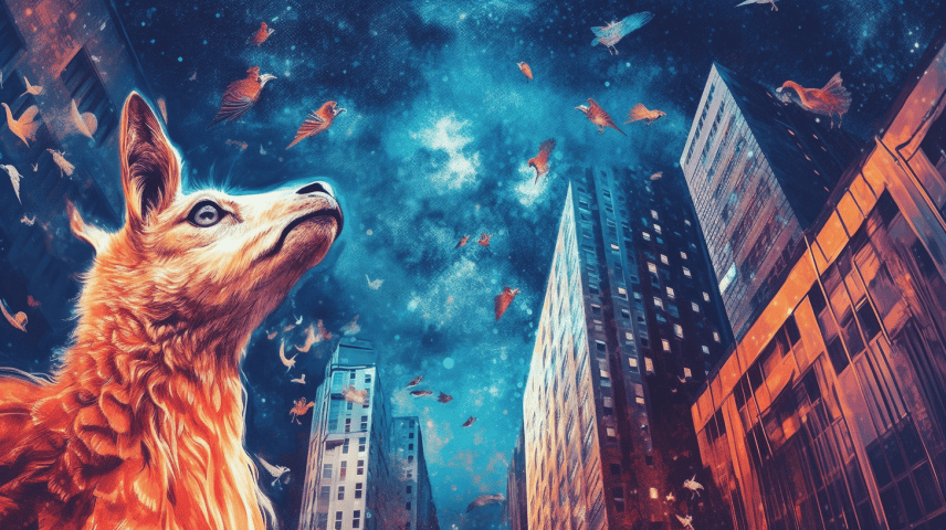 An illustration featuring a human eye and not only that opens to reveal a galaxy - Image 4