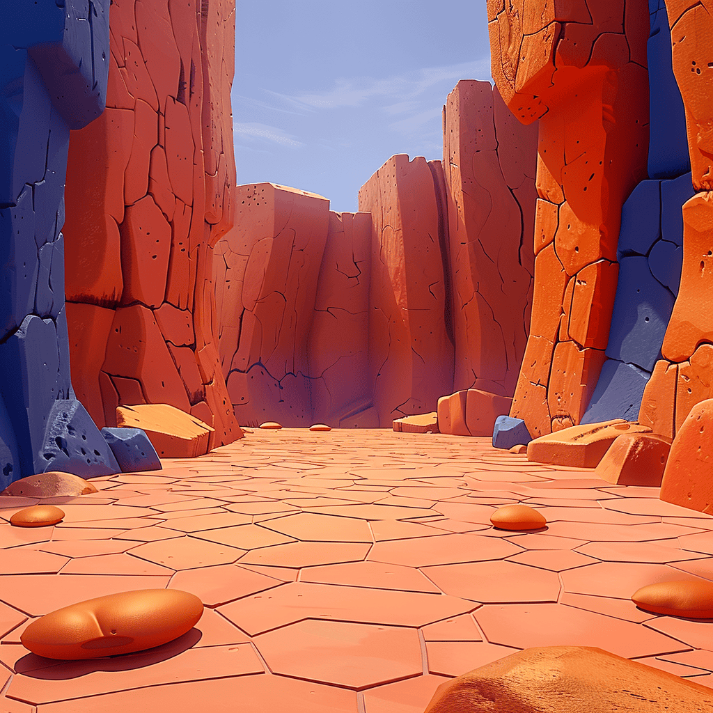 Children's Book Backgrounds: Stone Age 3D Style - Image 11