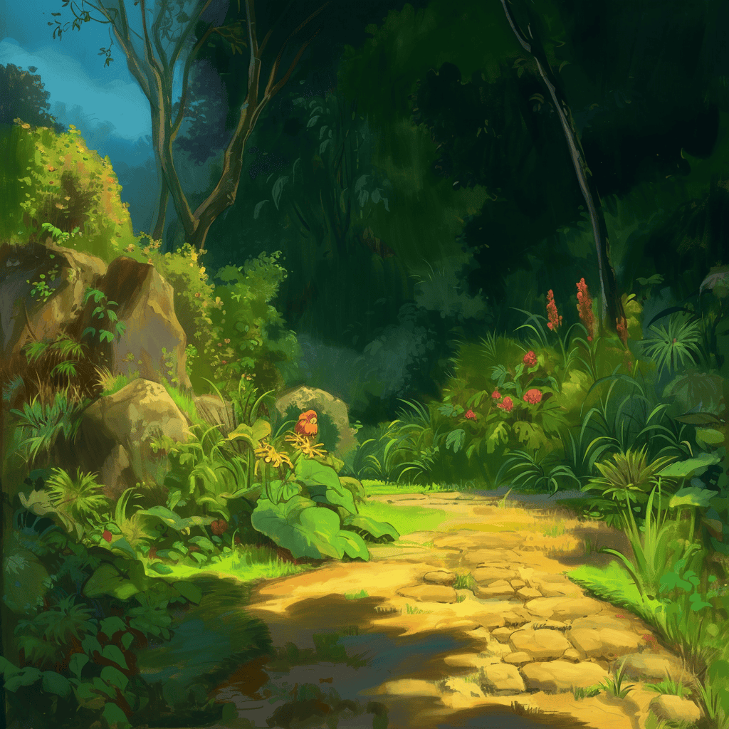 Children's Book Backgrounds: Ghibli Studio Art - Image 18