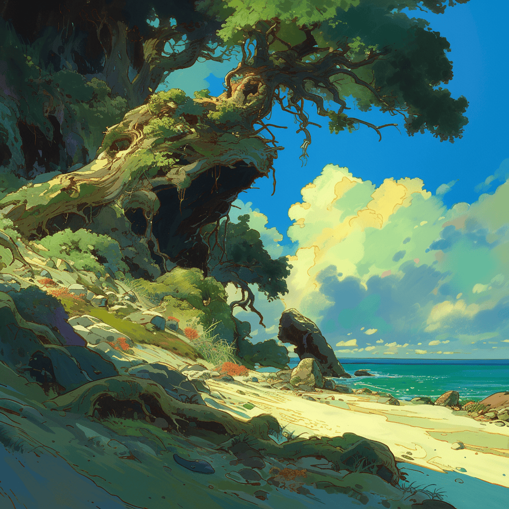 Children's Book Backgrounds: Ghibli Studio Art - Image 25