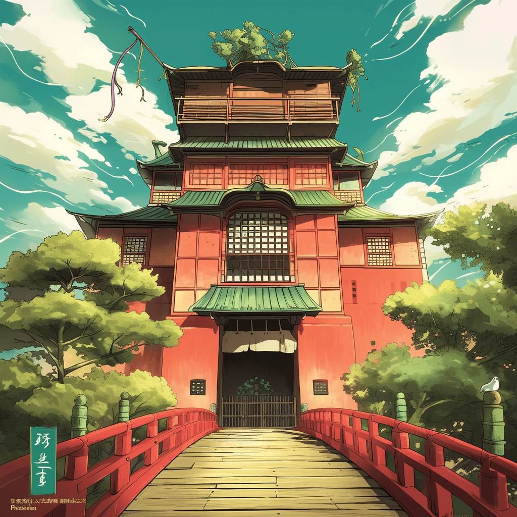 Children's Book Backgrounds: Ghibli Studio Art - Image 13