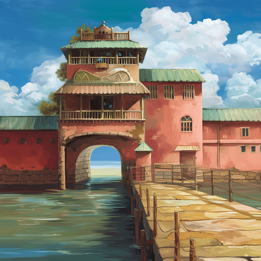 Children's Book Backgrounds: Ghibli Studio Art - Image 12