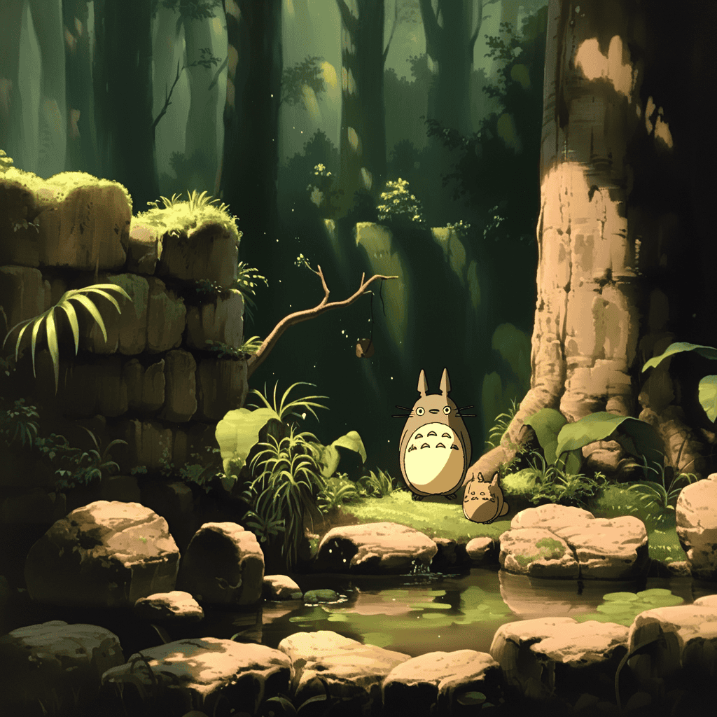 Children's Book Backgrounds: Ghibli Studio Art - Image 19